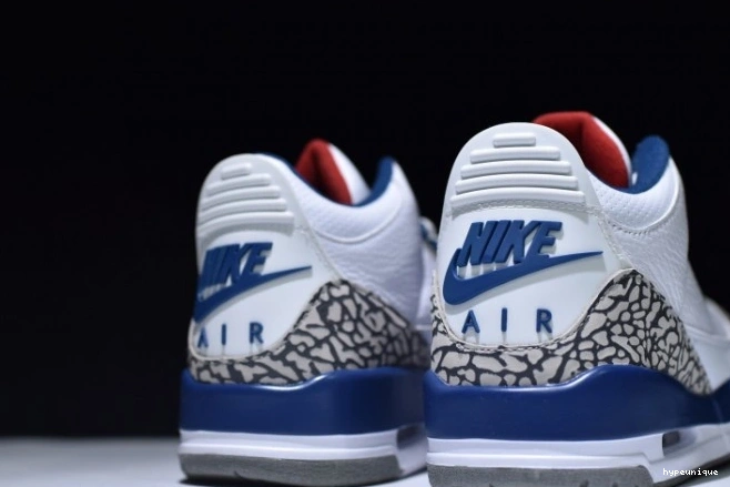 HYPE Jordan Blue Retro Nike 3 Air 854262-106 Look True Air First 0807